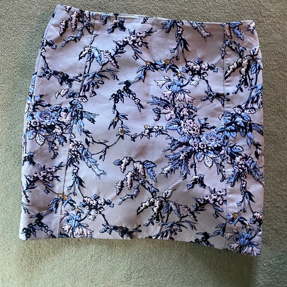 Ann Taylor Lift embroidered skirt